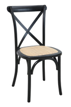Stuhl, 2er-Set – Schwarz, natur – Bild 2