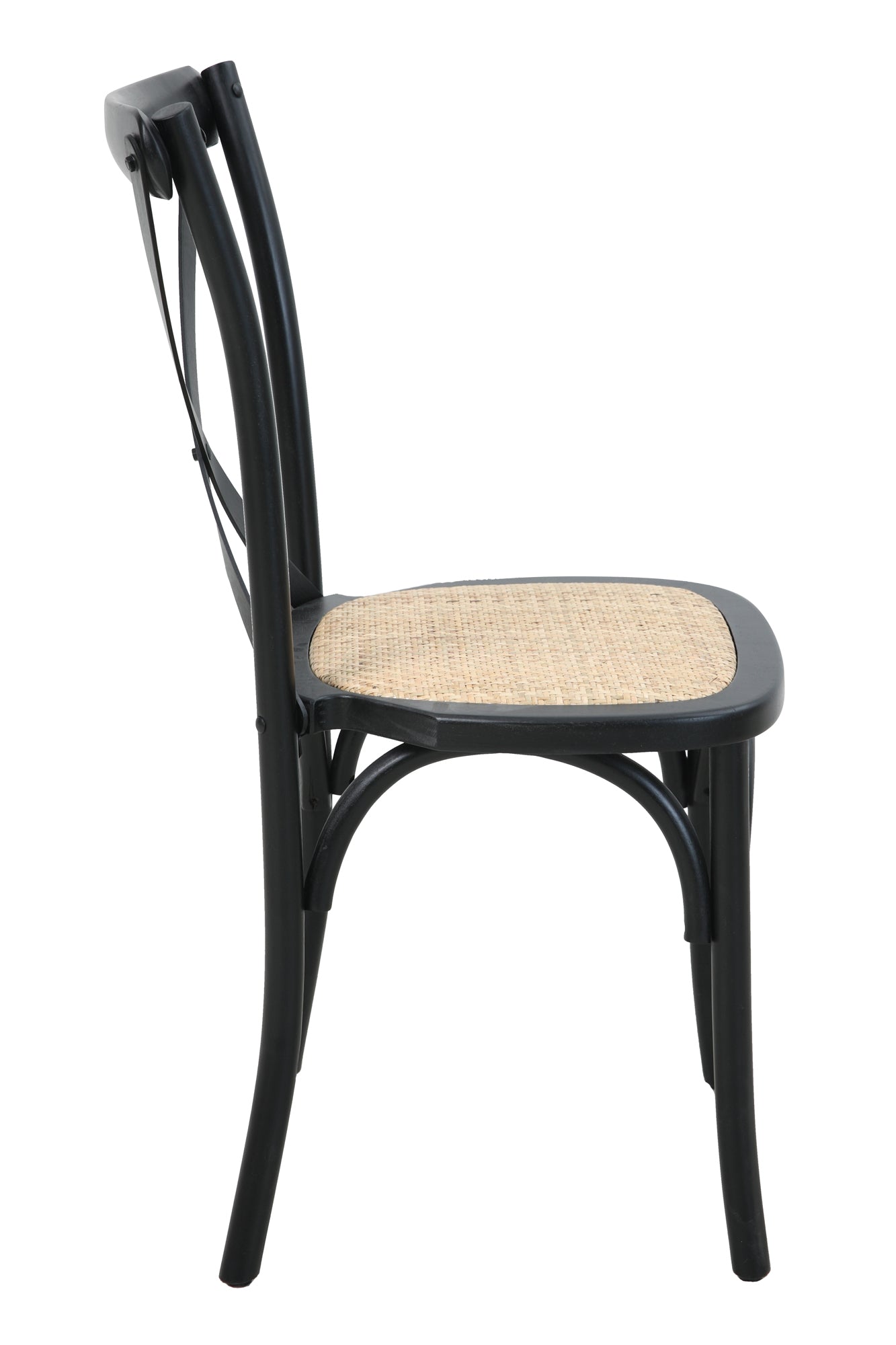 Stuhl, 2er-Set – Schwarz, natur – Bild 3