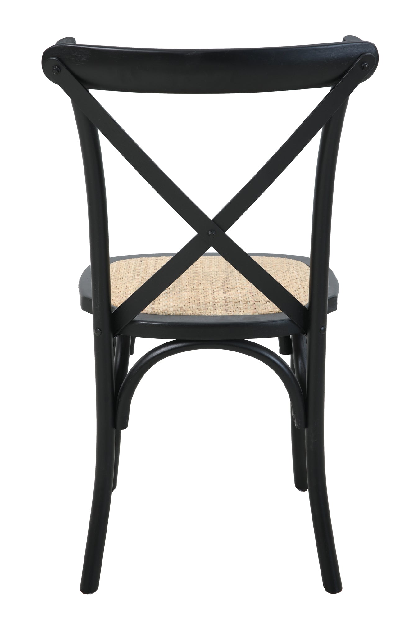 Stuhl, 2er-Set – Schwarz, natur – Bild 4