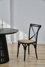 Stuhl, 2er-Set – Schwarz, natur – Bild 5