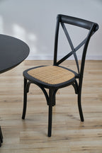 Stuhl, 2er-Set – Schwarz, natur – Bild 7
