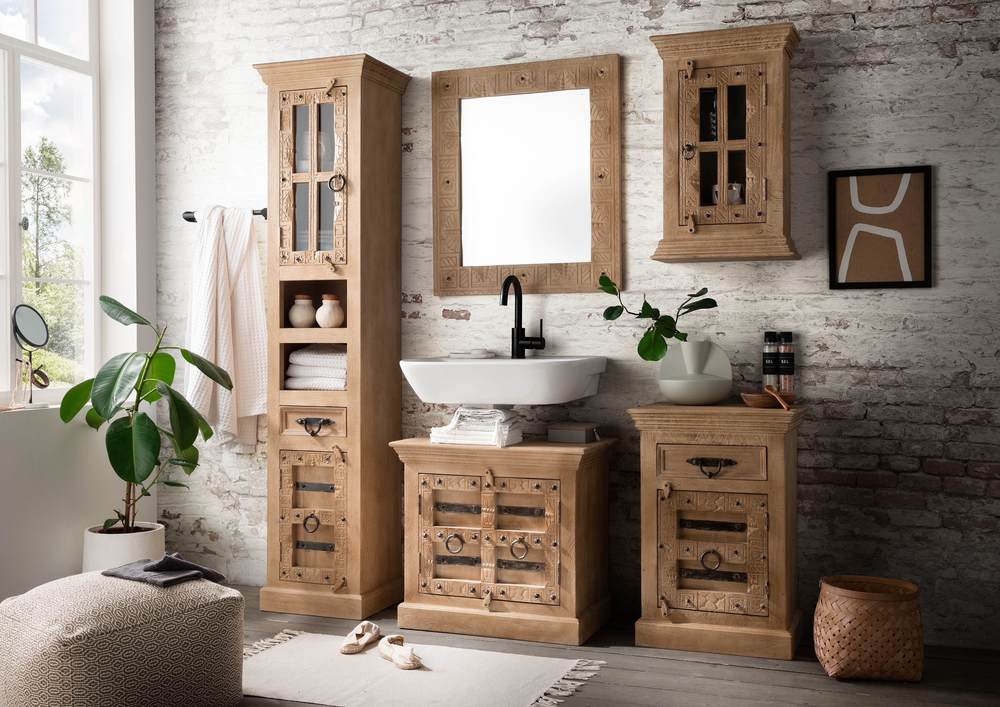DAIPUR Unterschrank – Natur – Bild 3