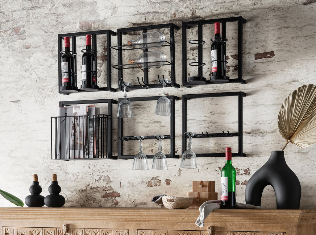THIS & THAT Weinregal – Antikschwarz – Bild 10