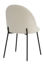 TAYLOR Stuhl, 2er-Set – Bezug beige, Beine schwarz – Bild 5