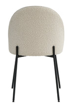 TAYLOR Stuhl, 2er-Set – Bezug beige, Beine schwarz – Bild 6