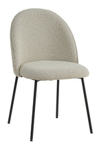 TAYLOR Stuhl, 2er-Set – Bezug graubeige, Beine schwarz – Bild 2