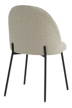 TAYLOR Stuhl, 2er-Set – Bezug graubeige, Beine schwarz – Bild 5