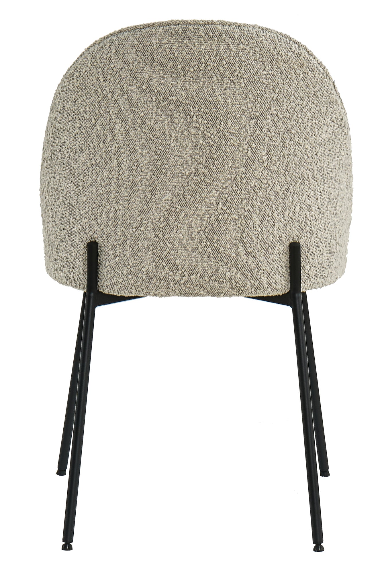 TAYLOR Stuhl, 2er-Set – Bezug graubeige, Beine schwarz – Bild 6