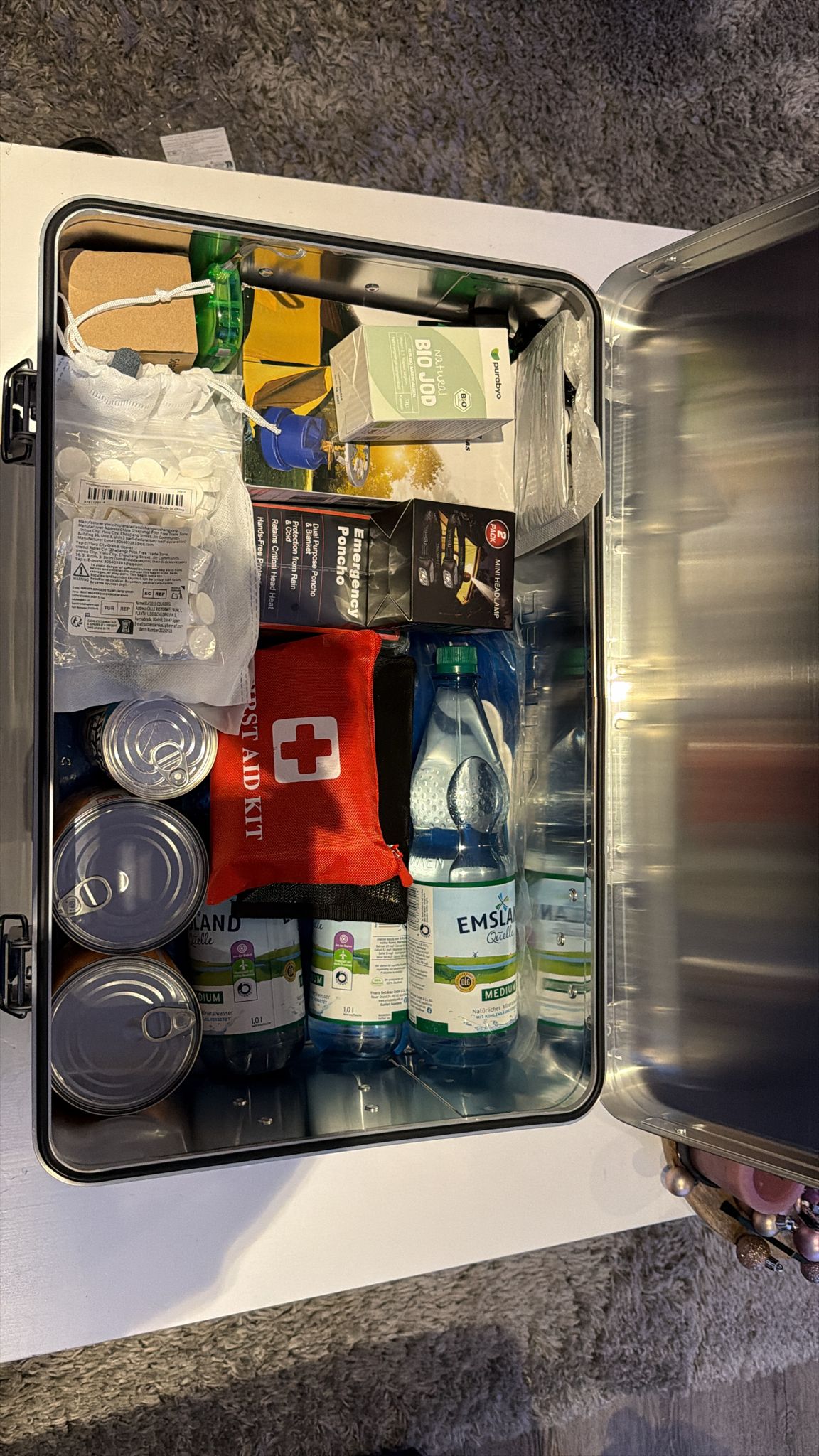 🏠 BEWA Survivalbox

7-Tage-Notfalllösung für Zuhause · Jetzt vorbestellen