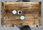 CORSICA Tisch – Schwarz mit honigfarbiger Platte – Bild 4