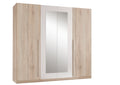 Kleiderschrank 4 türig  in 4 Farben