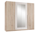 Kleiderschrank 4 türig  in 4 Farben