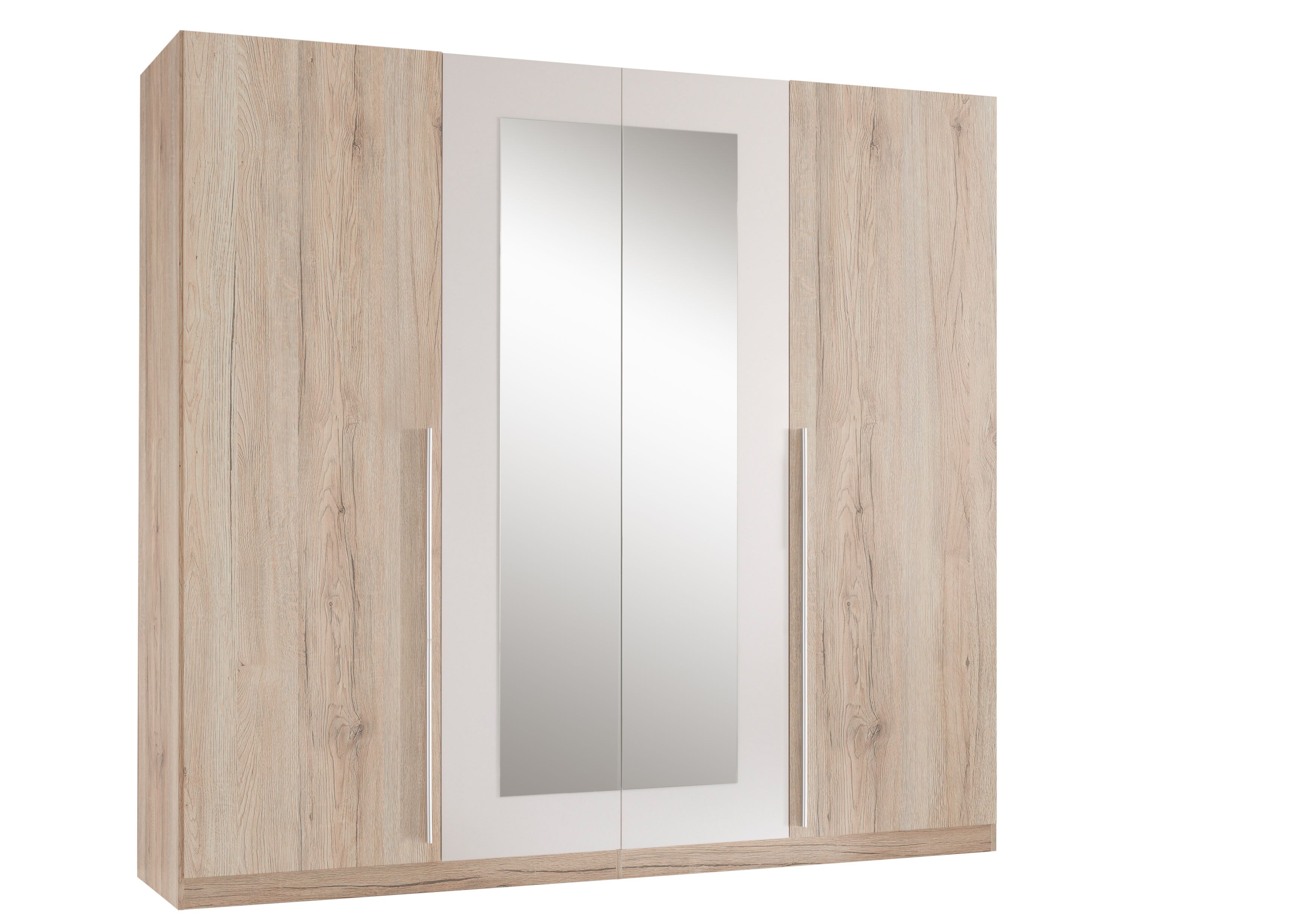 Kleiderschrank 4 türig  in 4 Farben