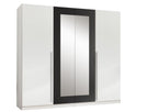 Kleiderschrank 4 türig  in 4 Farben