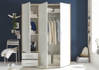 Kleiderschrank 3 türig  Eiche/ weiß
