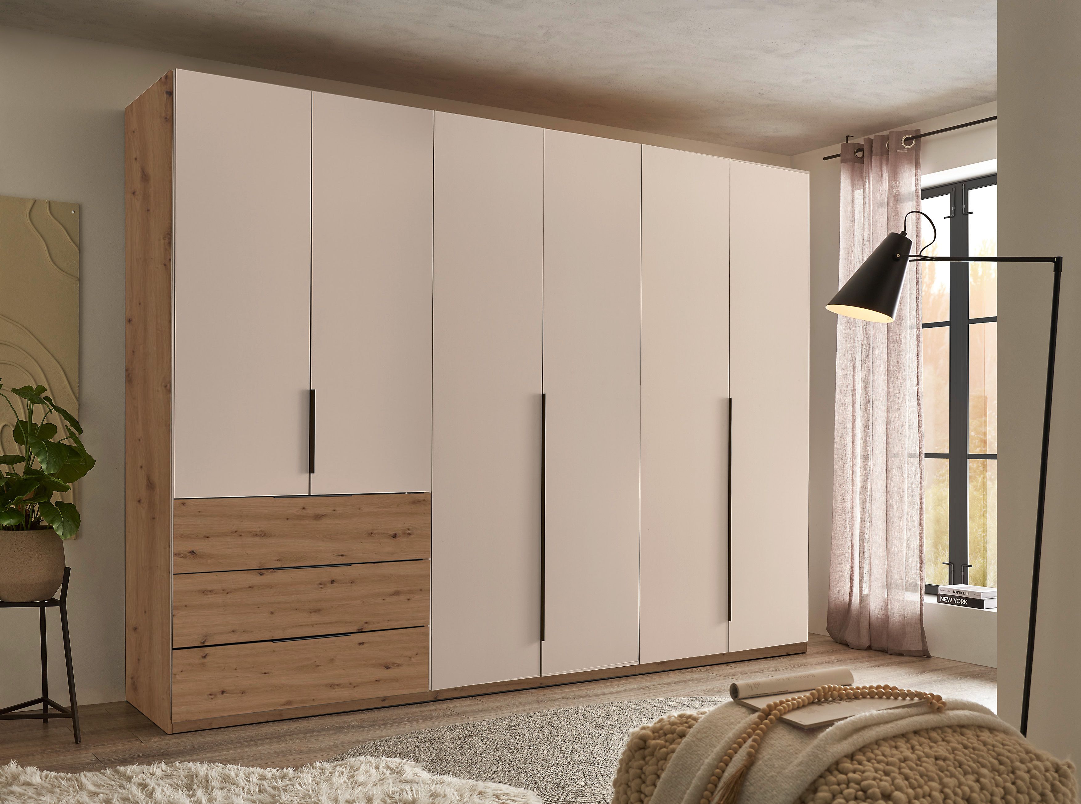 Kleiderschrank 6-türig / 2 verschiedene Farben