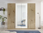 Kleiderschrank 4 türig  in 4 Farben