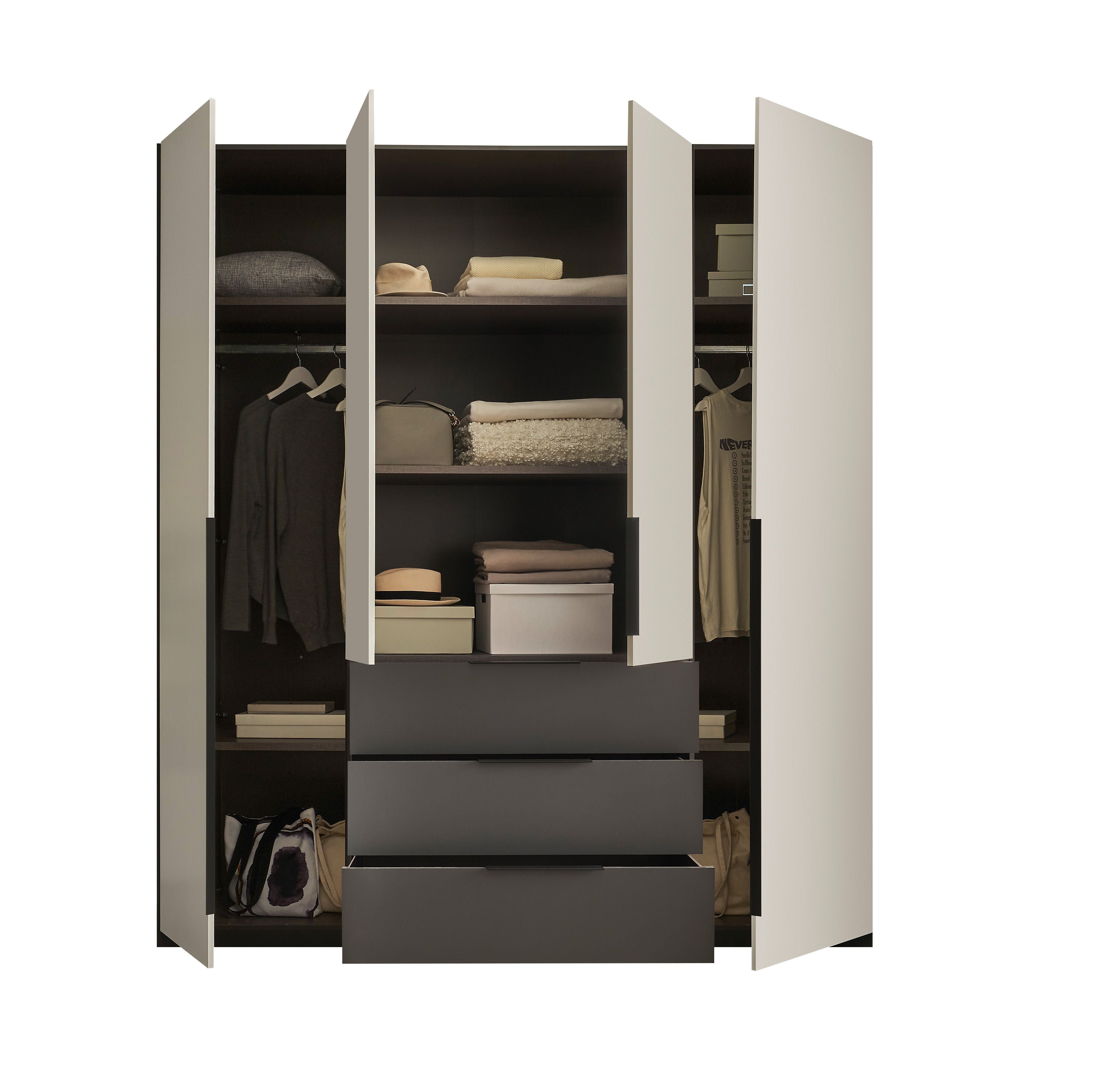 Kleiderschrank 4-türig
