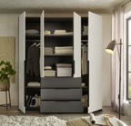 Kleiderschrank 4-türig