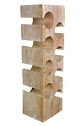 ROMANTEAKA Weinregal 8 Flaschen – Natur
