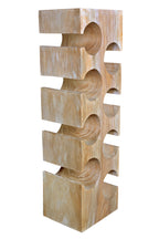 ROMANTEAKA Weinregal 8 Flaschen – Natur