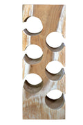 ROMANTEAKA Weinregal 6 Flaschen – Natur