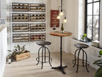 RATTAN Barhocker – Antikschwarz – Bild 5