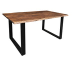 TABLES & CO Tisch 200 x 100 cm – Platte nussbaumfarbig, Gestell schwarz lackiert – Bild 6