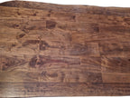 TABLES & CO Tisch 120 x 80 cm, Platte 26 mm, nußbaumfarbig – Platte nussbaumfarbig, Gestell schwarz lackiert – Bild 7