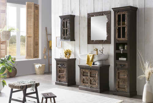 ALMIRAH Hochschrank – Braun – Bild 3