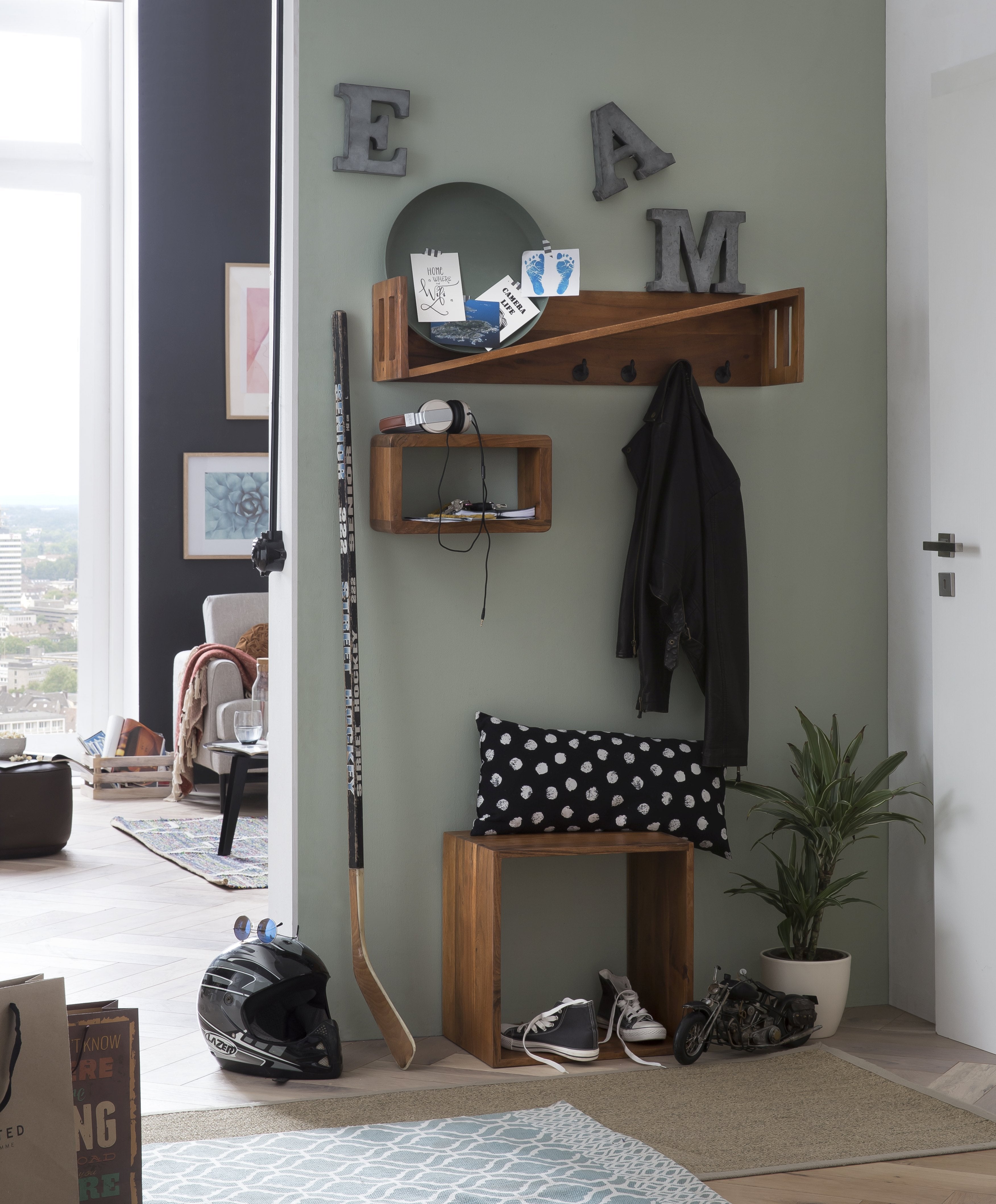 Garderobe Wandgarderobe – Natur – Bild 2