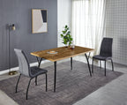 Tisch Tisch 150x90 cm – Naturfarben, Beine schwarz – Bild 6