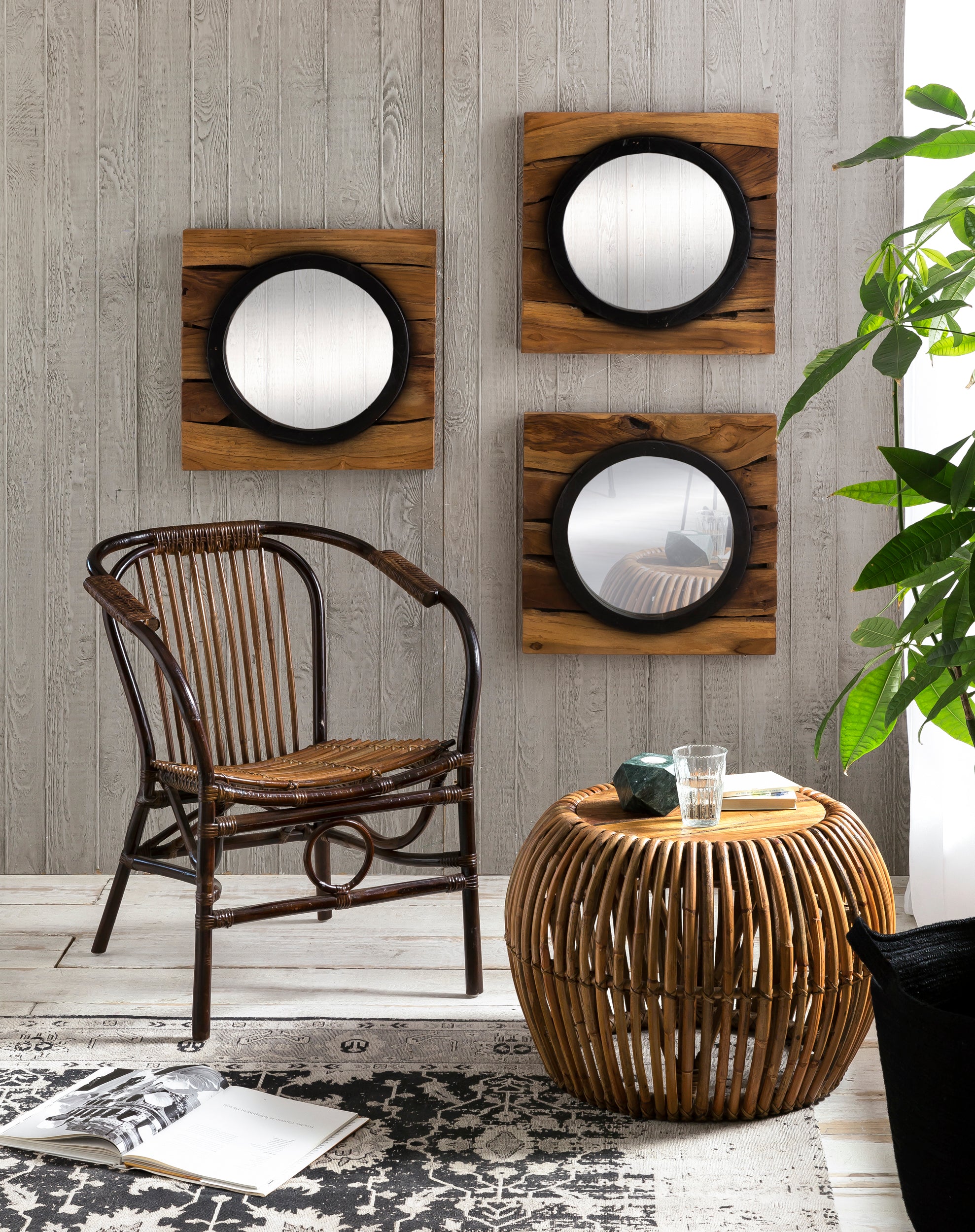 RATTAN Stuhl – Natur – Bild 7