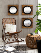 RATTAN Schaukelstuhl – Natur – Bild 6