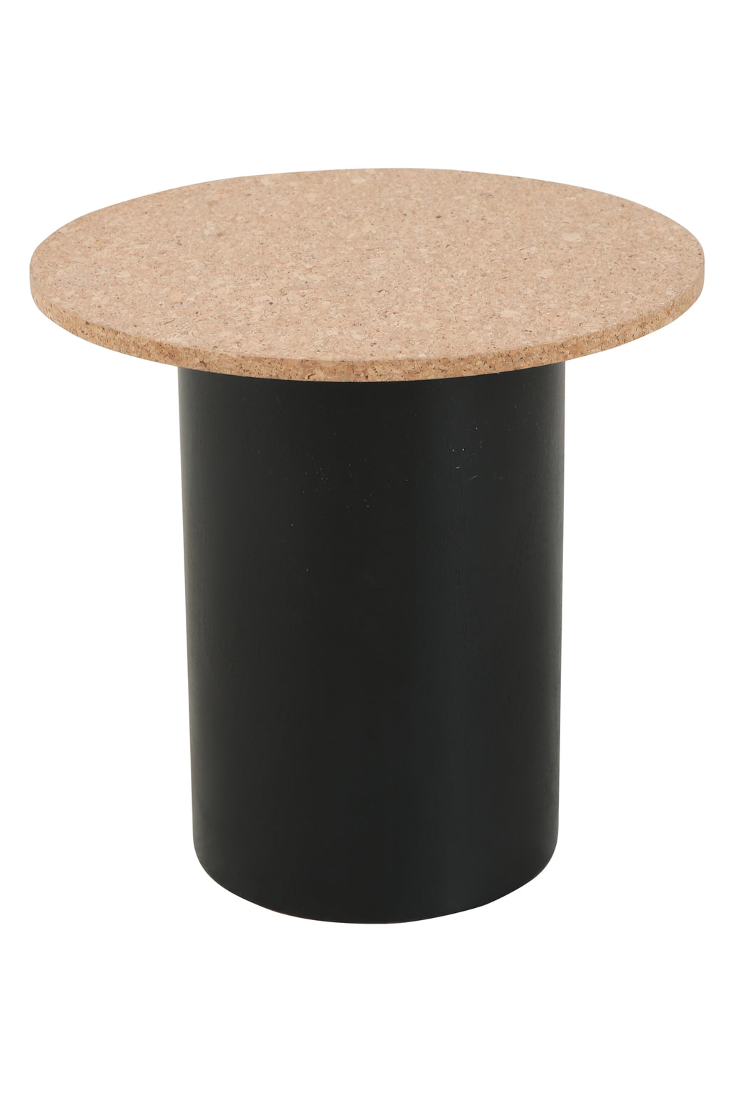 Möbilia - Beistelltisch, 2er Set natur, schwarz Beine Pinie