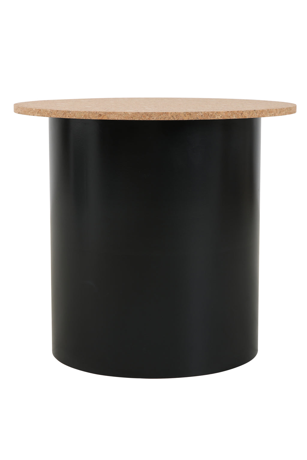 Möbilia - Beistelltisch, 2er Set natur, schwarz Beine Pinie