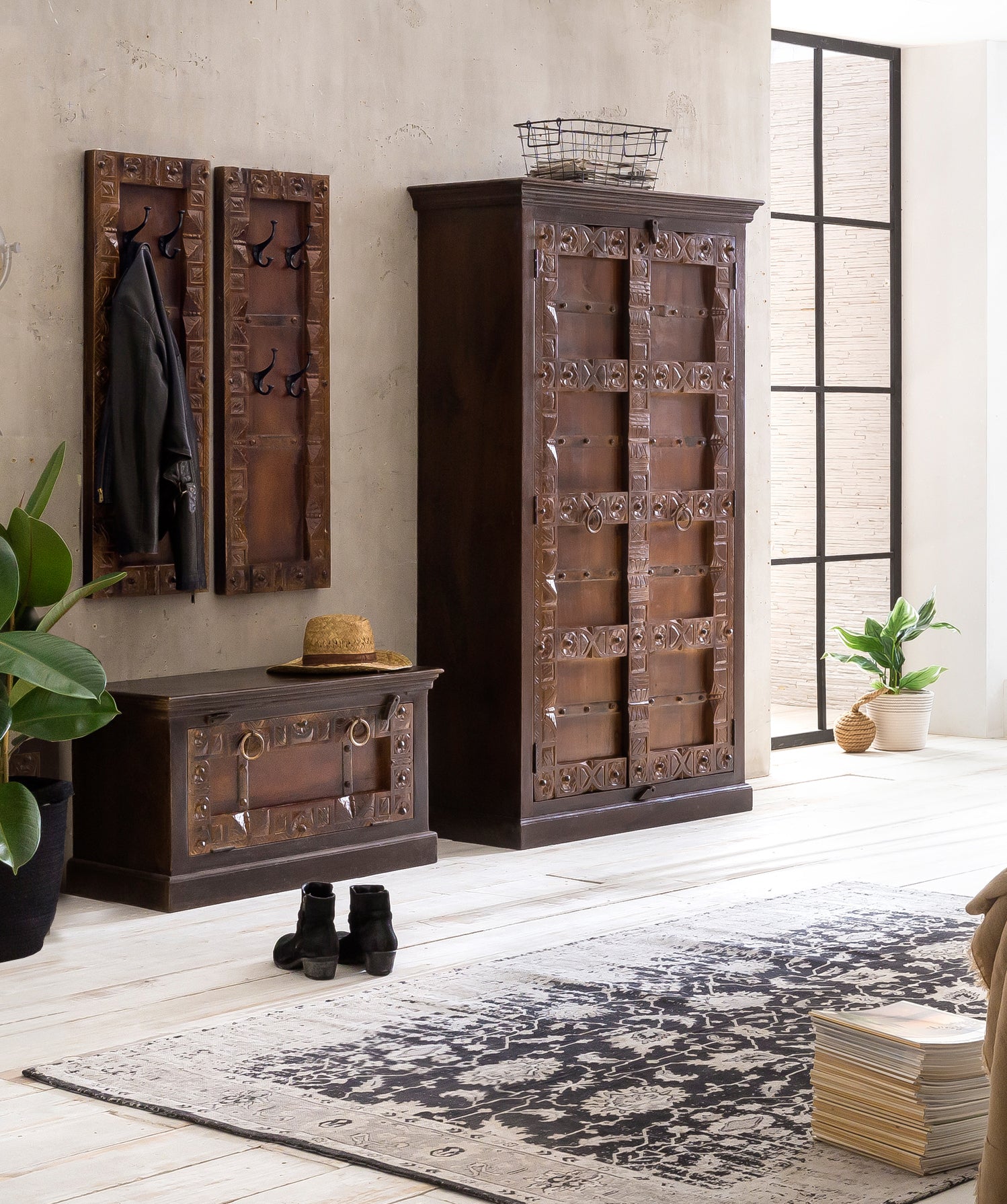 ALMIRAH Schrank – Braun – Bild 8