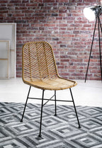 RATTAN Stuhl, 2er-Set – Natur – Bild 15