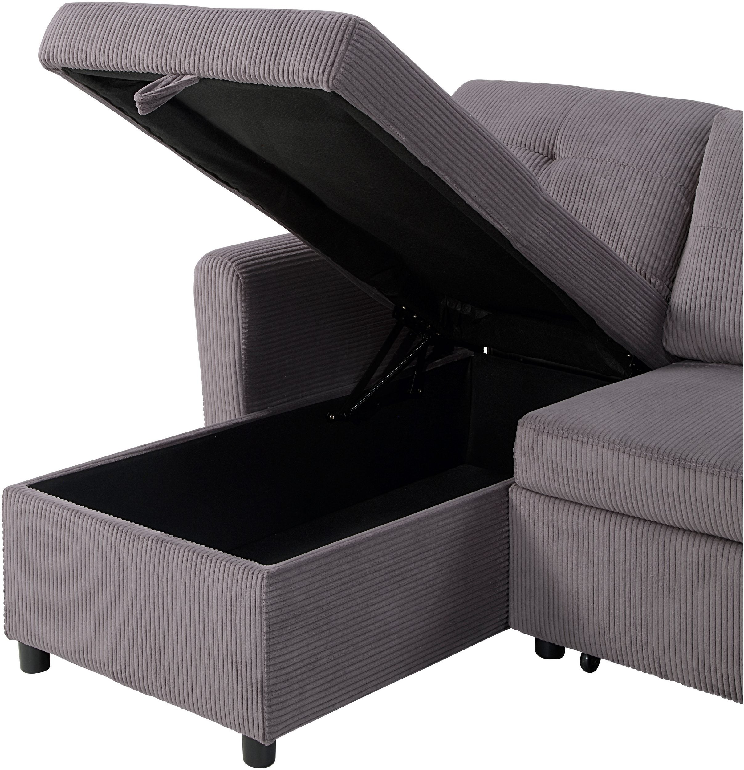 Ecksofa Gustavo mit Bettfunktion