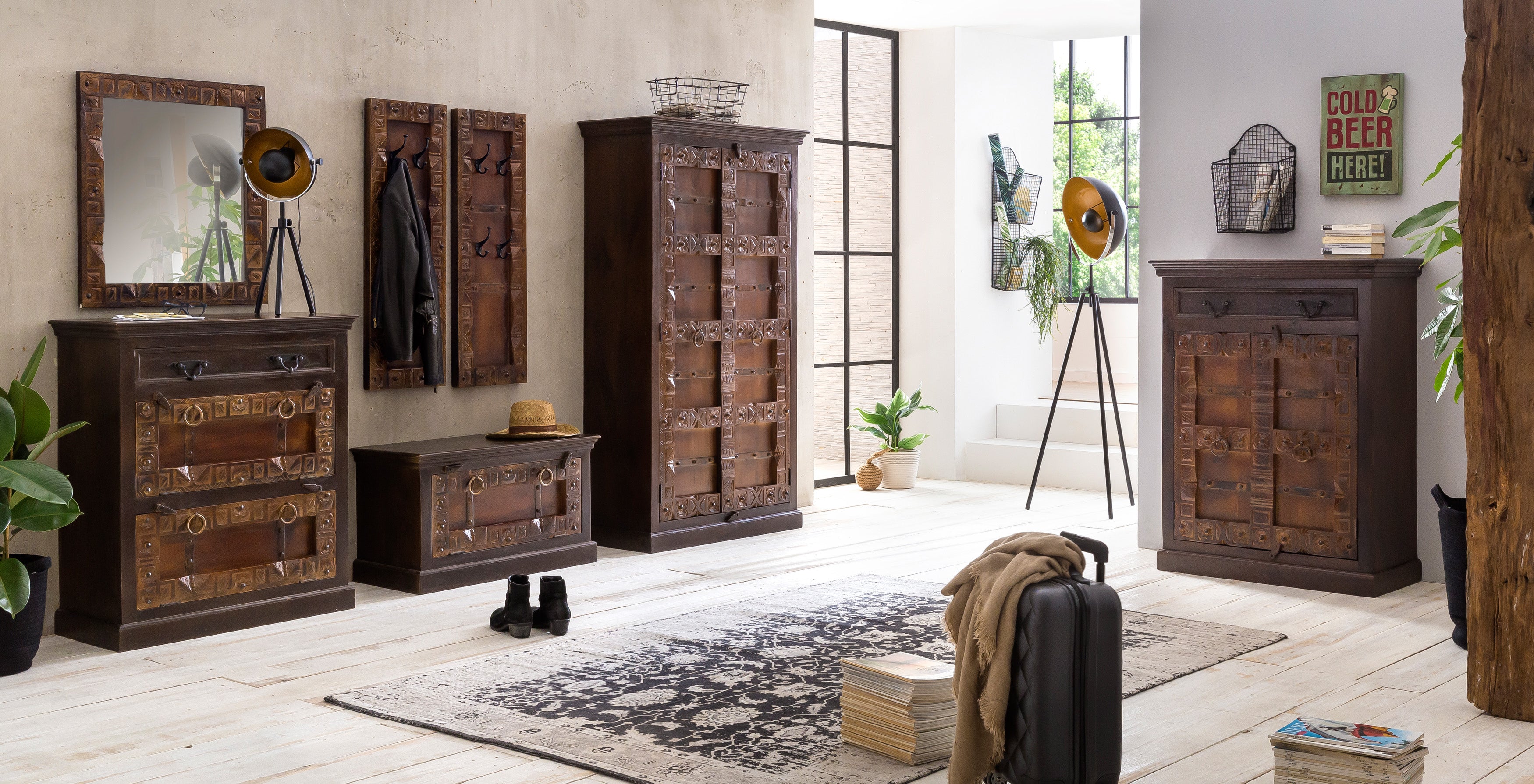 ALMIRAH Schrank – Braun – Bild 9