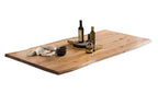 TOPS & TABLES Tisch 160x85 cm – Platte Natur, Gestell schwarz