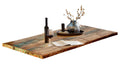 TOPS & TABLES Tisch 160x85 cm – Platte bunt lackiert, Gestell schwarz