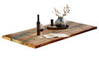 TOPS & TABLES Tisch 160x85 cm – Platte bunt lackiert, Gestell schwarz