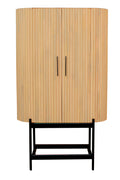 STRIPE Schrank – Naturfarben, schwarz