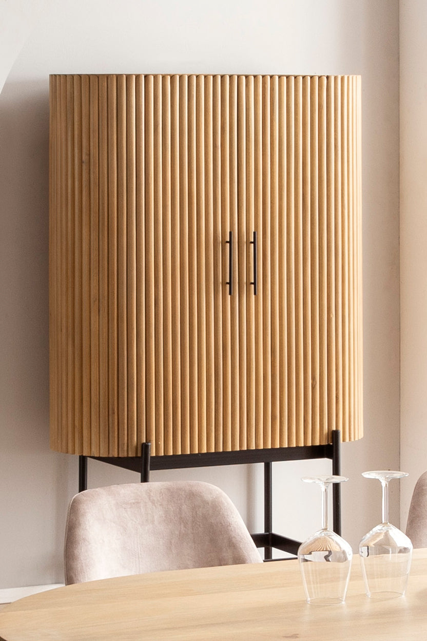 STRIPE Schrank – Naturfarben, schwarz – Bild 5