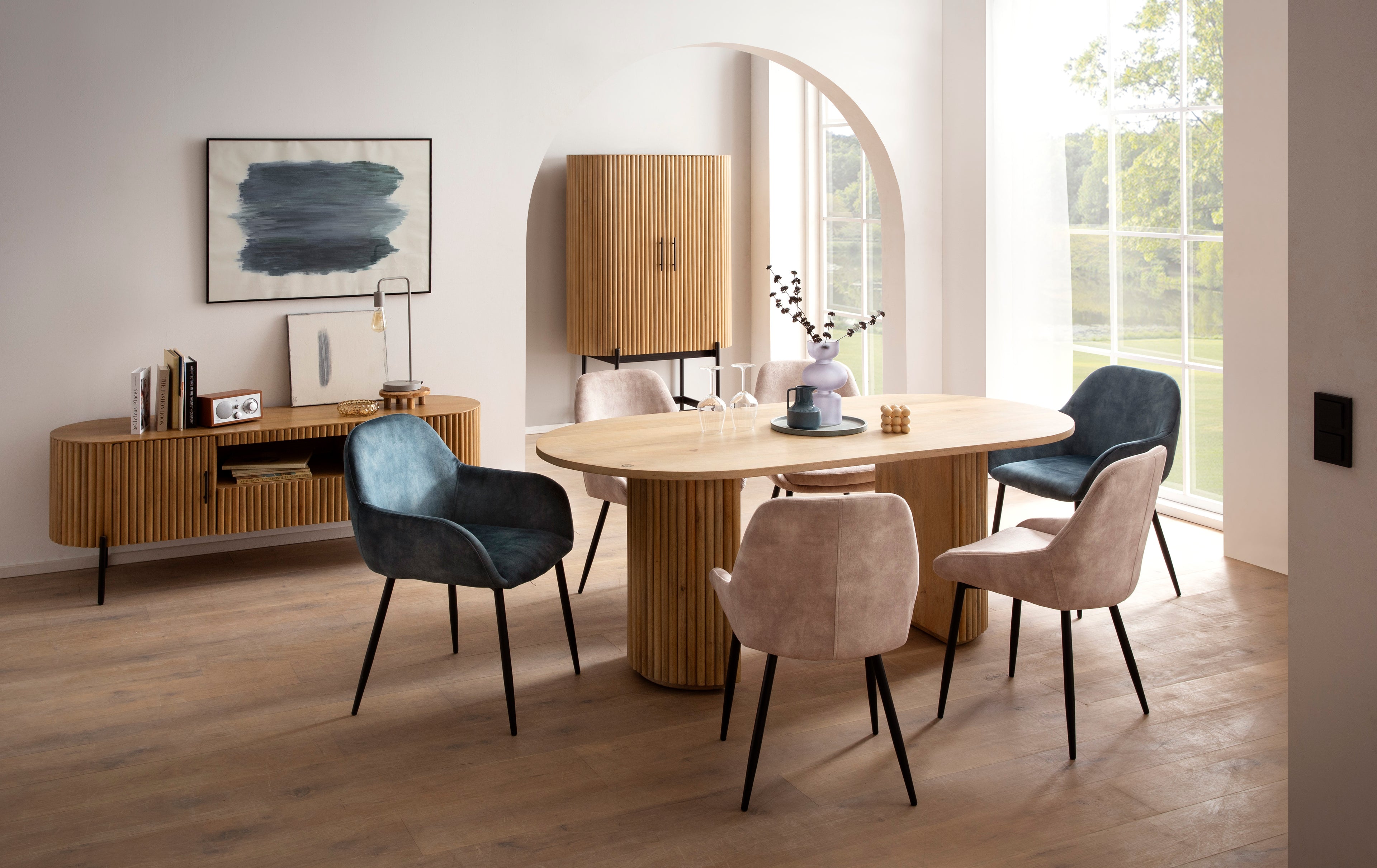STRIPE Schrank – Naturfarben, schwarz – Bild 8