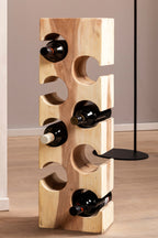 ROMANTEAKA Weinregal 8 Flaschen – Natur – Bild 4