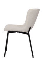 SIT&CHAIRS Stuhl 2er Set – Bezug weiß, Beine mattschwarz – Bild 4
