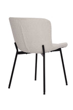 SIT&CHAIRS Stuhl 2er Set – Bezug weiß, Beine mattschwarz – Bild 6