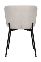 SIT&CHAIRS Stuhl 2er Set – Bezug weiß, Beine mattschwarz – Bild 7